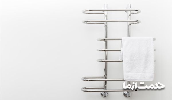 طریقه نصب حوله خشک کن