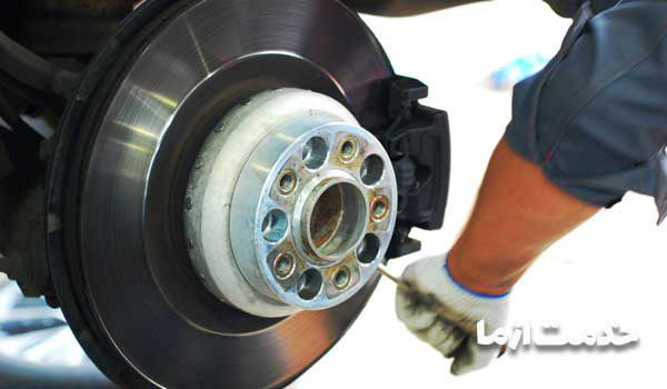 مراحل تعویض لنت خودرو تیبا