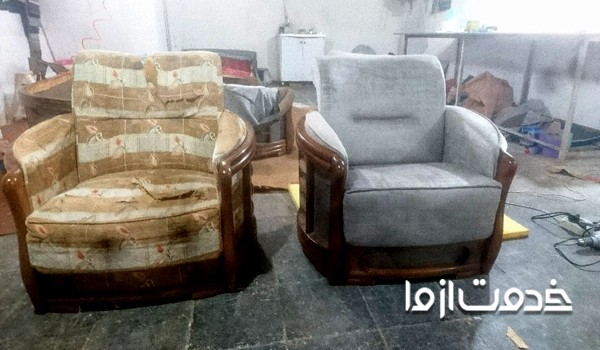 هزینه تعمیر مبل راحتی