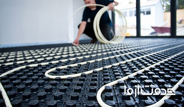 عایق شانه تخم مرغی در گرمایش از کف آبی