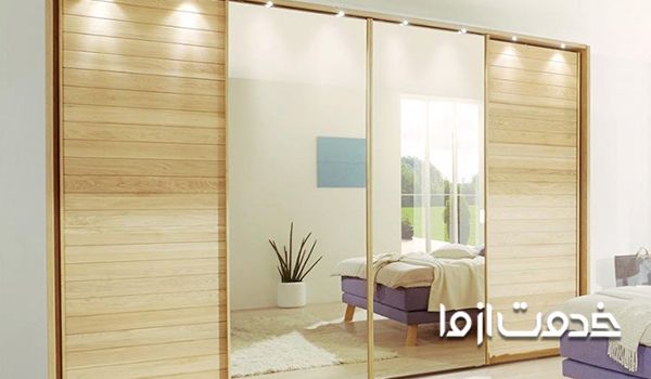 ساخت و طراحی کمد دیواری ریلی