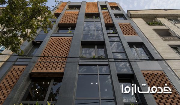 اجرای نمای ساختمان با سرامیک و سنگ