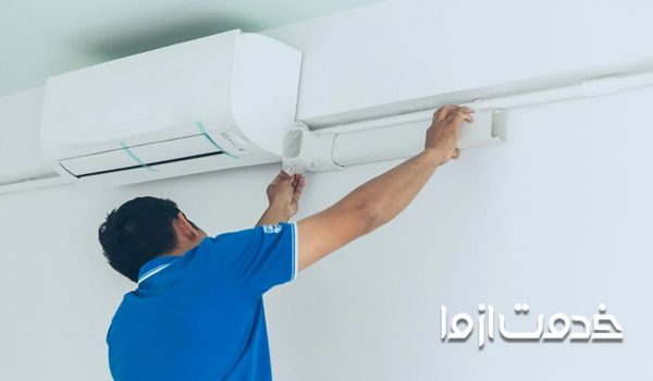 نصب یونت داخلی کولر گازی