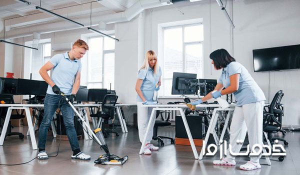 تخصص نظافتچی در نظافت دفتر