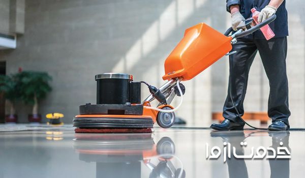 خدمات کفسابی شامل ساب زدن انواع سنگ ها و کفسابی سرامیک، پارکینگ و سایر سطوح است