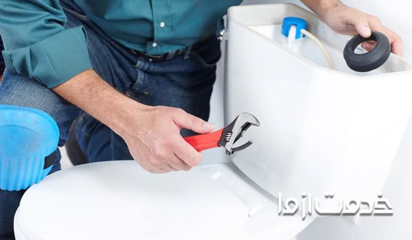 طریقه نصب فلاش تانک توالت فرنگی