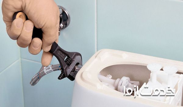 نحوه نصب فلاش تانک روی دیوار