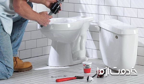 ارتفاع نصب فلاش تانک دکمه ای