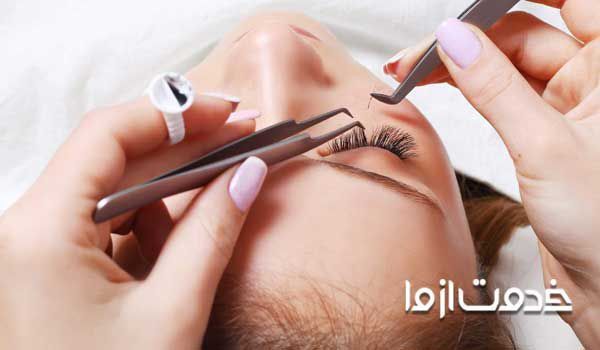 هزینه اکستنشن مژه