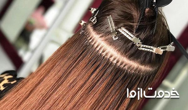 اکستنشن مو در خانه