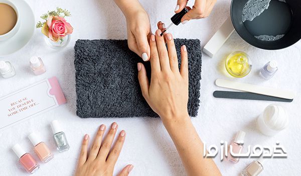 مانیکور  و پدیکور، پدیکور و مانیکور در محل