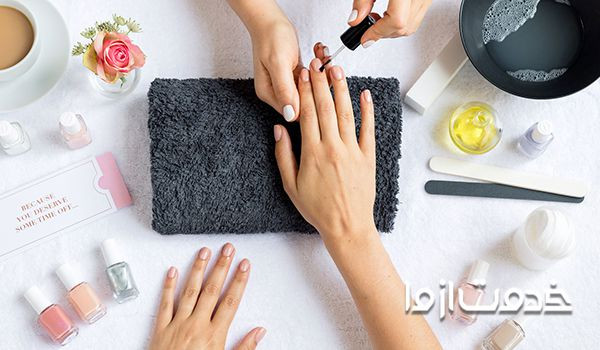 مانیکور  و پدیکور، پدیکور و مانیکور در محل