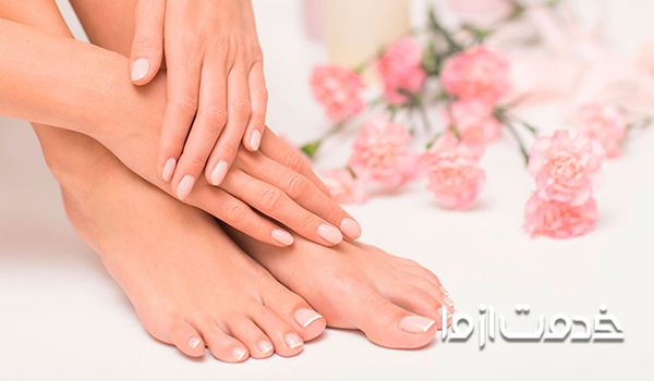قیمت مانیکور ناخن و پدیکور ناخن در آرایشگاه