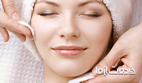 پاکسازی صورت با دستگاه  پاکسازی پوست در آرایشگاه نی نی سایت  آموزش پاکسازی پوست در آرایشگاه