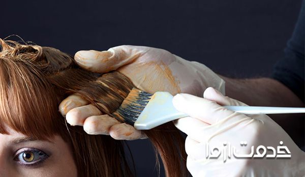 رنگ ساده مو