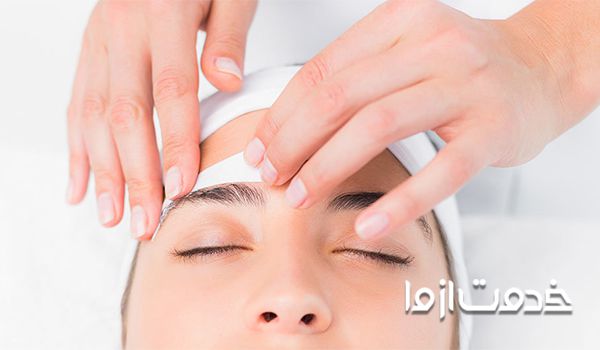 اصلاح ابرو با وکس و شمع
