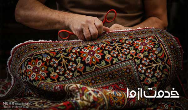 آموزش رفوگری فرش دستباف  رفوگری فرش در کرج  آموزش رفوگری فرش سوخته  رفوگری شرق تهران