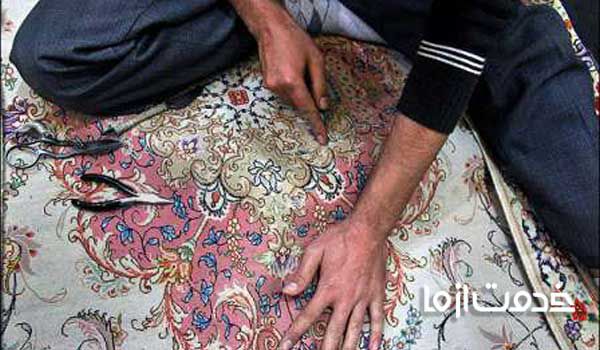 هزینه رفو فرش سوخته قیمت رفو فرش دستباف رفوگری فرش قیمت رفوی فرش