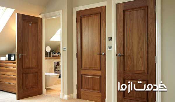 قیمت در اتاق  آموزش ساخت درب چوبی اتاق