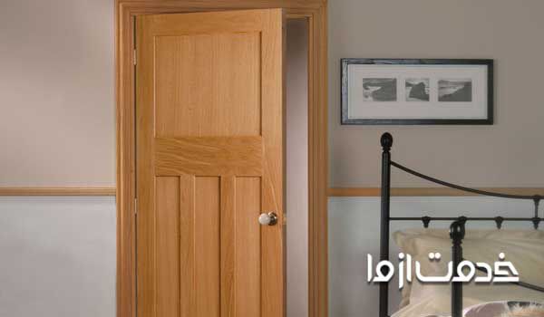 ساخت درب چوبی اتاق  روش ساخت درب چوبی اتاق  خرید در اتاق خواب