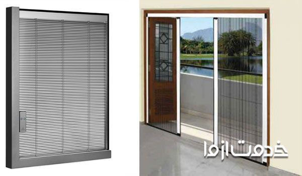 قیمت توری پلیسه پنجره دوجداره