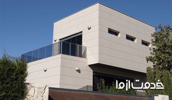 پیچ و رولپلاک سنگ نما 