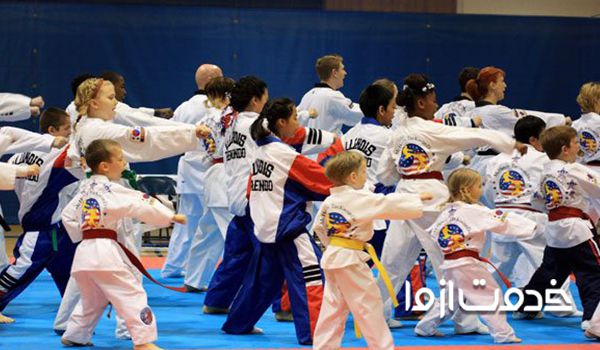 آموزش تکواندو در باشگاه