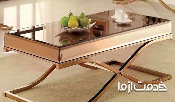 قیمت طراحی و ساخت میز استیل