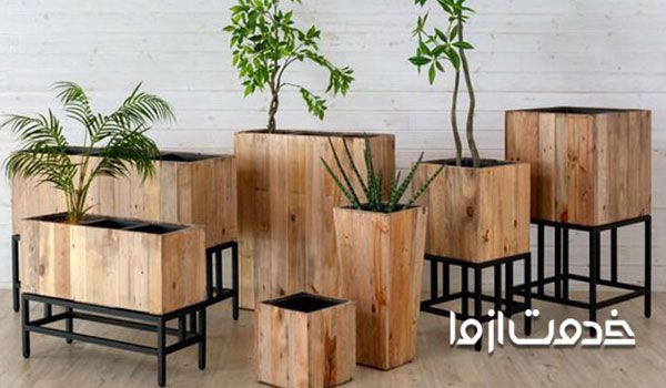 ساخت استند گلدان