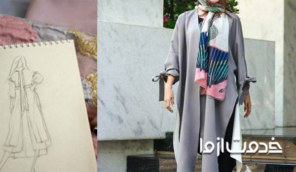 دوخت و طراحی مانتو ایرانی