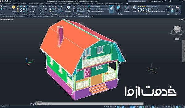  آموزش اتوکد معماری