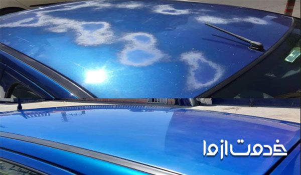 آفتاب سوختگی ماشین