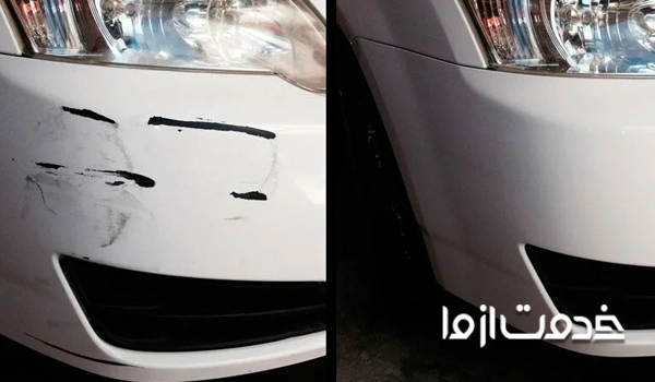 هزینه رفع خط و خش ماشین