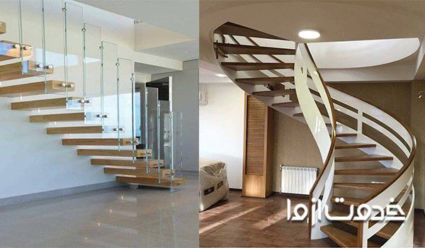 اجرای نرده چوبی