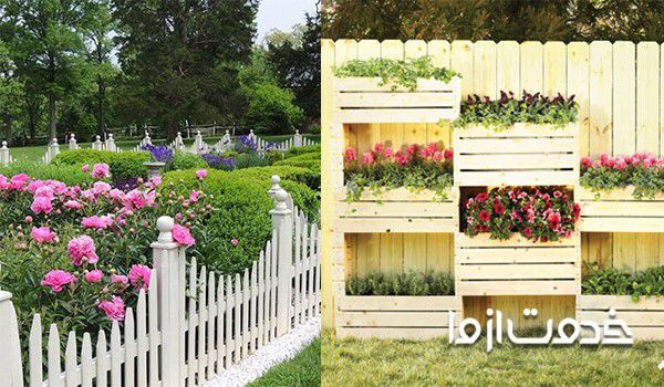 نرده کشی روی دیوار