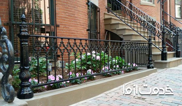  نصب نرده و نصب حفاظ فرفورژه