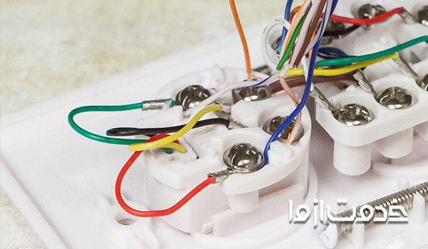 سیم کشی تلفن