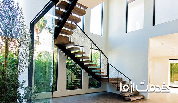 اجرا پله استیل