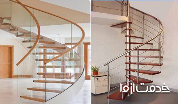 نصب پله استیل