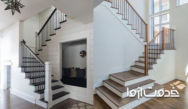 نصب پله استیل "خدمت از ما"