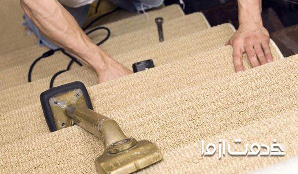 نصب موکت راه پله