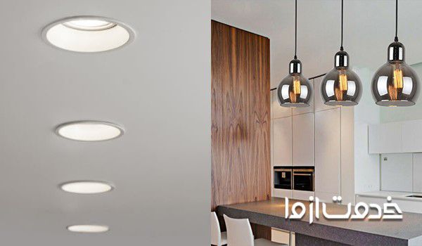 آموزش نصب چراغ سقفی