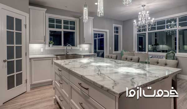 نکات مهم در بازسازی منزل  روشهای بازسازی ساختمان  بازسازی آشپزخانه قدیمی با کمترین هزینه