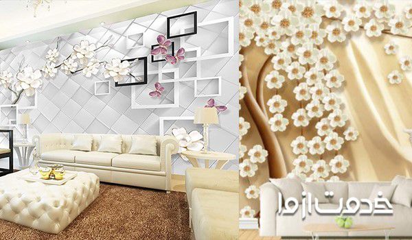 نصب پوستر سه بعدی سقفی