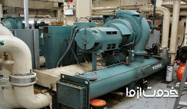 تعمیرات قسمت های مختلف چیلر