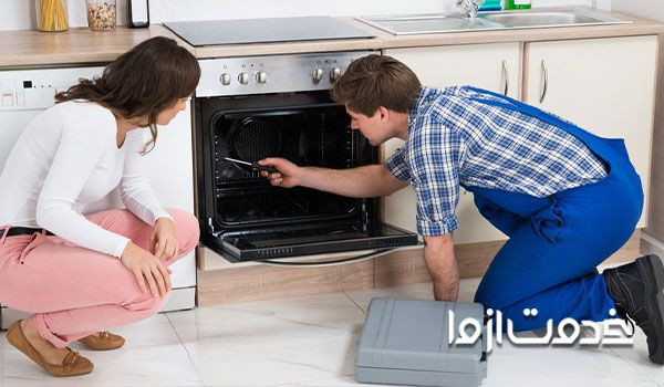 خدمات سیار تعمیر فر برقی و گازی توکار