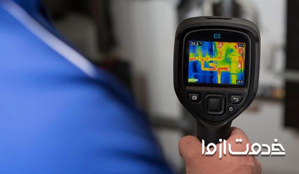 تشخیص ترکیدگی لوله با دستگاه حرارتی