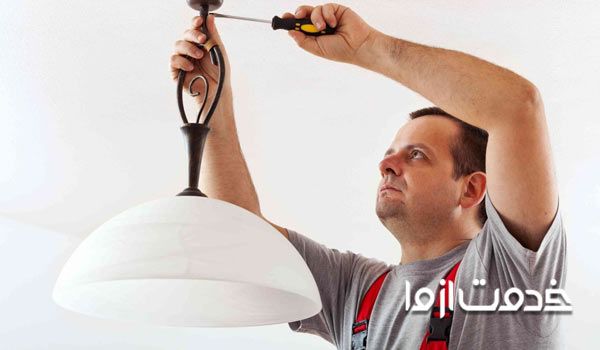 هزینه نصب لوستر