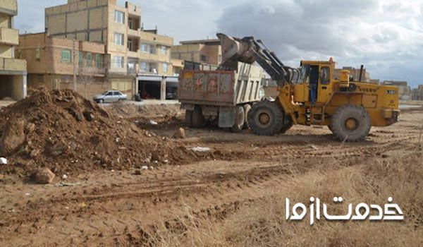 حمل نخاله ساختمانی دیوار