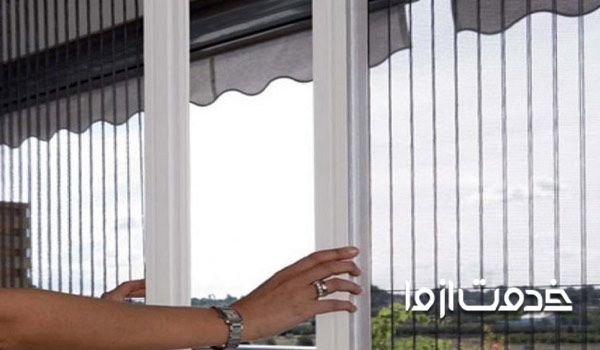 نصب توری پنجره دوجداره